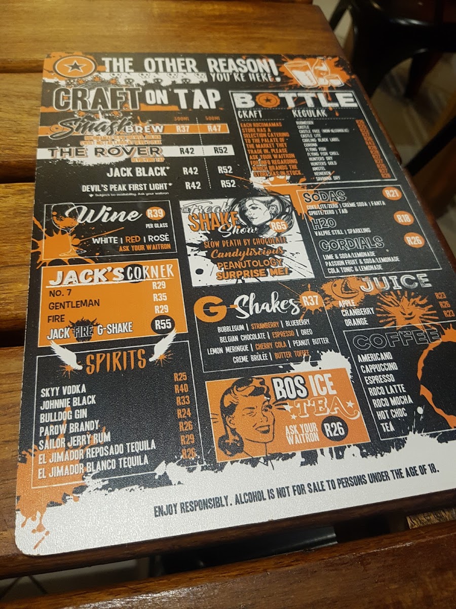 Menu Rocomamas Boksburg-2